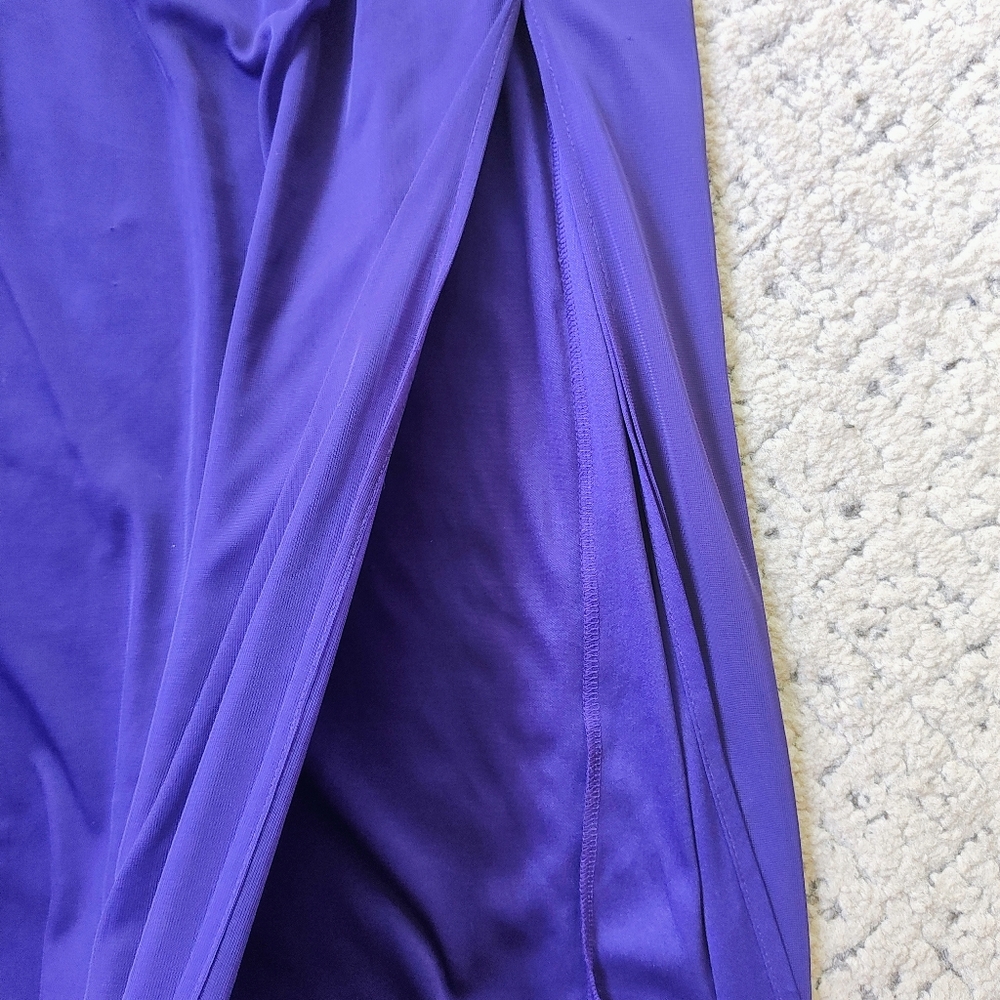 Onyx Nite Size 14 Purple Evening Gown - Picture 5 of 9